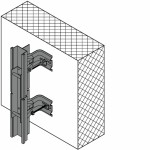 Hinterlüftetes Aluminium-Fassadensystem